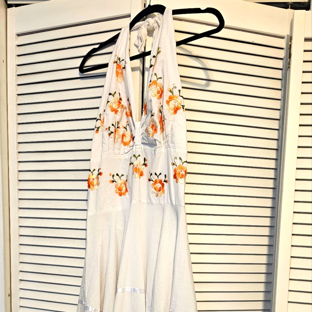 Floral Halter Dress